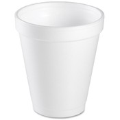 Dart Container Corp. Insulated Styrofoam Cup, 6 oz, 1000/CT, White