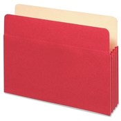 Globe Weis File Pocket, 3-1/2'Expansion, 11-3/4'x9-1/2', Red Wholesale Bulk