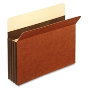 Globe Weis File Pockets, Legal, 24 Pt., 5-1/4', Exp, Brown Wholesale Bulk