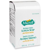 GOJO Industries Lotion Soap, Micrell, Antibacterial, 800ml, Golden