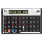 Hewlett-Packard Financial Calculator, 5-1/10"x3-1/10"x3/5, Platinum