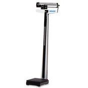 Health o Meter  Scale, w/ Height Rod, 18-1/4"x20-1/8"x58", Black/Silver