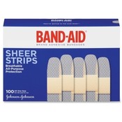 Johnson &amp; Johnson  Band-Aid, Brand Adhesive Bandages, 3/4", 100/BX