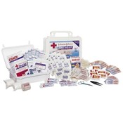 Johnson &amp; Johnson  First Aid Kit, 158 Pieces For Up To 25 People, Plastic Case