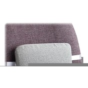 Master Caster Company Lumbar Support Cushion, 12-1/2"x2-1/2"x7-1/2", Neutral Gray