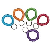 MMF Industries  Wrist Coil With Key Ring, Assorted