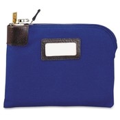 MMF Industries Lock Bag, Name Tag Holder, Navy Duck, 11"x8-1/2", Navy