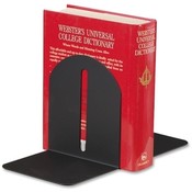 MMF Industries Fashion Bookends, Magnetic, Steel, 5-9/10'x5'x7', Black Wholesale Bulk