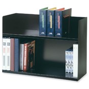 MMF Industries Two Tier Book Rack, 29-1/8'x10-3/8'x20', Black Wholesale Bulk