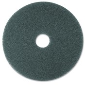 3M Commercial Office Supply Div. Scrubbing Pads, 12", 5/CT, Blue