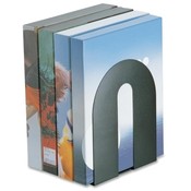 Officemate International Corp Heavy Duty Bookends, 10'x8'x8', Black Wholesale Bulk