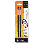 Pilot Pen Corporation of America Q7 Retractable Needle Gel Refill, Fine Point, 2/PK, Black