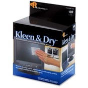 Read/Right Kleen and Dry Pads, for Screen, Twin Packs, 40/BX