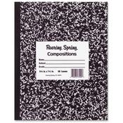 Roaring Spring Paper Products Composition Book,Marble Design,10'x8',60 Sheets,Black Wholesale Bulk