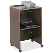 Safco Products Company  Lectern/Media Stand, 21-1/4"x17-1/2"x33-3/4", Mahogany