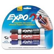 Sanford Ink Corporation Mark Away Expo Eraser Markers/Eraser, Red/Blue/Black