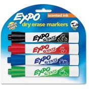 Sanford Ink Corporation Scented Whiteboard Marker,Chisel,4/ST,ChocMint/Chr/Apple/Bry