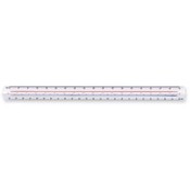 Staedtler, Inc.  Triangular Scales,Engineering,Color-Coded Grooves,12",WE