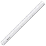 Staedtler, Inc.  Plastic Triangular Scales, For Engineers, 12", White