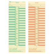 Tops Business Forms Time Cards,Semi-Monthly,Numbered Days,3-1/2"x10-1/2", 500/BX