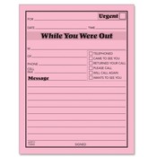 Tops Business Forms Message Pads, 4-1/4'x5-1/2', 50 Sht/Pad, 12/PK, Bright Pink Wholesale Bulk