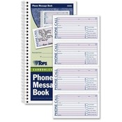 Tops Business Forms 'While You Were Out' Book, 11'x5-1/2', 600 Sets, WE/CY Paper Wholesale Bulk