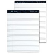 Tops Business Forms Notepad, Lgl Rule, 24lb., 50 Shts, 8-1/2"x11-3/4", 2/BX, WE