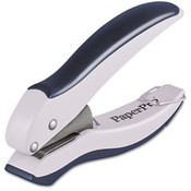 10-Sheet Capacity One-Hole Punch Rubber Handle