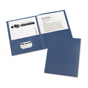 Two-Pocket Portfolio Embossed Paper 30-Sheet