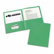 Two-Pocket Embossed Paper Portfolio 30-Sheet