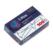 T-Pins Steel Silver 2" 100 per box