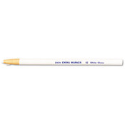 Peel-Off China Marker White Dozen