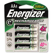 e² NiMH Rechargeable Batteries AA 4 Batteries