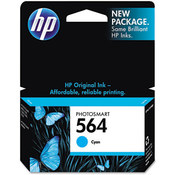CB318WN (HP 564) Ink 300 Page-Yield Cyan
