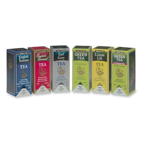 Bigelow Tea Company Flavor Teas, 168 / CT, 6 Assorted Flavors