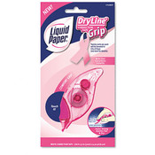 Pink Ribbon Dry line Grip Correction Tape 1/5" x