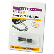 Softalk Rotating 360 Telephone Cord Detangler Clear/Black Wholesale Bulk