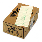 Time Card for Acroprint IBM Lathem and Simplex