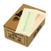 Time Card for Lathem Bi-Weekly Two-Sided 3-1/2
