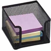 Memo Holder, Steel Mesh, 4"x4", Black. 6 EA/BX.