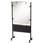 Double-sided Easel, Total Erase, Mobile, 31"x41"x72", Black. 1 EA/CT.
