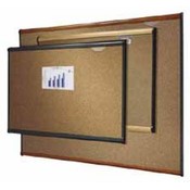 Bulletin Board, 4'x3', Light Cherry Frame. 1 EA/CT.