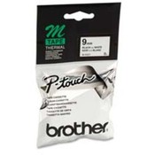 Non laminated Lettering Tape,1/2" Size, Black/White. 1 EA/BX.