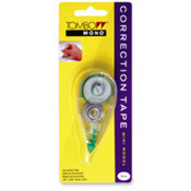 Correction Tape, Mini, Single Line, 1/6"x236", White. 1 EA/CD.