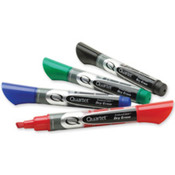Dry-Erase Markers, Chisel Point, 4/PK, Black. 4 EA/PK.