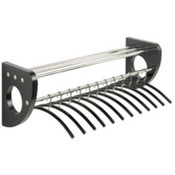 Coat Rack W/Hangers, Wood, 37-1/2"x17-1/2"x13", BK/SR. .