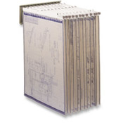 Pivot Wall Rack,w/12 Brackets,24"x14-3/4"x9-3/4",Tropic Sand. 1 EA/CT.