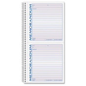 Memorandum Book, 2-Part, Perforated, 11"x5-1/2", 100 Sets. 100 ST/EA.