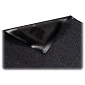 Indoor Mat, Nylon Carpet, Rubber Back, 3'x5', Grey. 1 EA/BX.