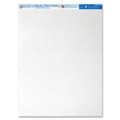 Cling-0n Easel Pad,Perf.,27"x34",35 Sht. per Pad,2/PK,White. 2 EA/CT.